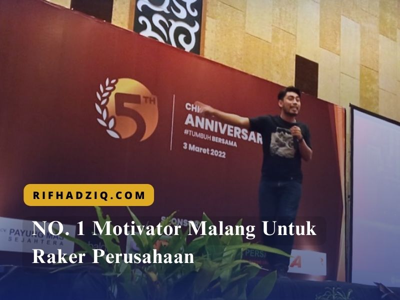 NO. 1 Motivator Malang Untuk Raker Perusahaan